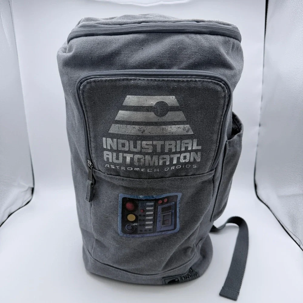 Star Wars Galaxys Edge Droid Depot Industrial Automaton Canvas Backpack Grey
